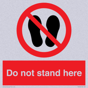 Do not stand here